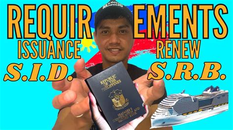 sid marina requirements|Seaman’s Book Requirements and How to Apply (SIRB Renewal .